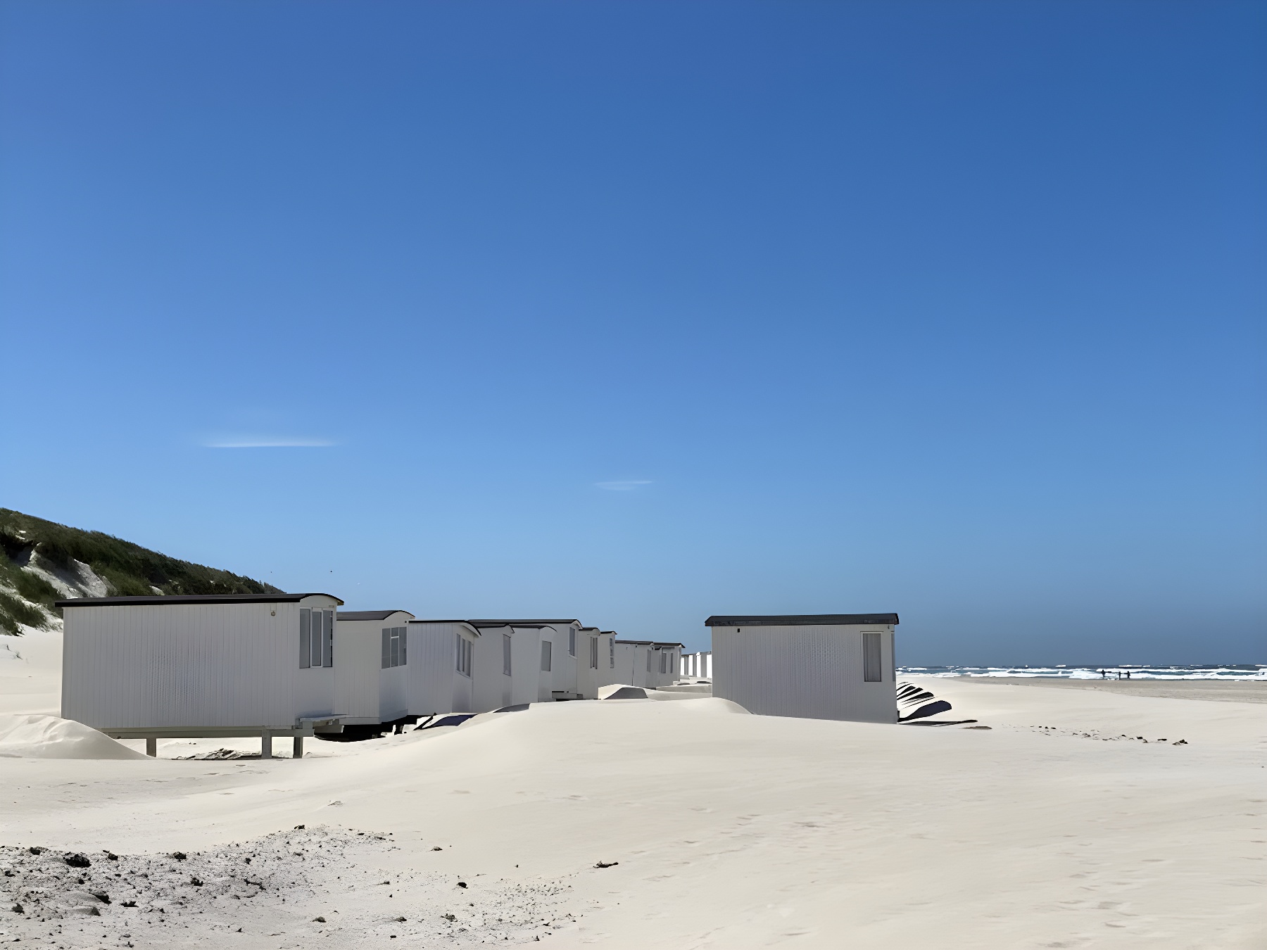 Badehuse ved den nordjyske kyst